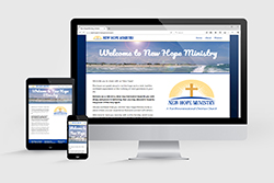 New Hope Ministry website thumbnail